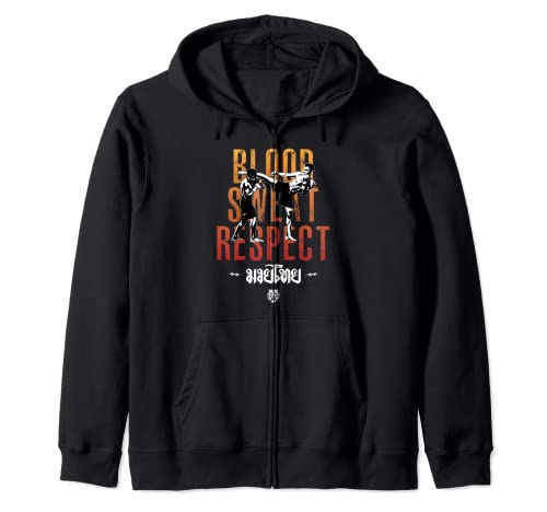 Muay Thai Respect Tiger Thai Boxing Regalo mágico de Tailandia Sudadera con Capucha