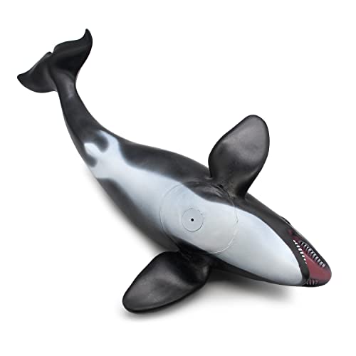 Simulated Ocean Big Animal, One Pc 15Inch Soft Filled Rubber Sea Educational Toys (Killer Whale) #TOP6