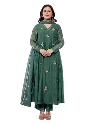 Kurti brodé LookMark haut de gamme avec pantalon