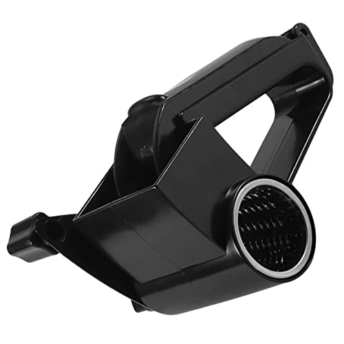 Rallador manual de queso con mango ergonómico negro miniatura 1