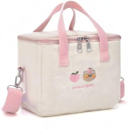 Miniatura 8 de Kelabia Kawaii Bear - Lonchera aislante, rosa, 9.4 x 7.5 x 5.1 in