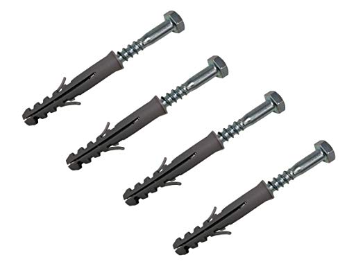 Lag Bolt Kit For Mounting Tv Bracket Into Wood Or Concrete Wall, Heavy Duty Bolts, Anchors And 2 Drill Bits #TOP1