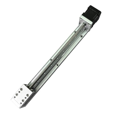 Linear Stage Actuator Linear Stage Small Slide Guide CNC Screw Lead Motion Table Motorized Nema 14 Stepper Motor (200MM)