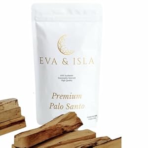 Eva & Isla Premium Thick 7-Piece Palo Santo. Ethically Certified & Sustainably Sourced Holy Wood for Cleansing and Aromatic Bliss Bursera Eva Isla Premium Thick 7 Piece Palo Santo Ethically Certified Sustainably Sourced Holy Wood for Cleansing and Aromatic Bliss Bursera