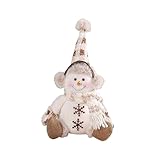 Jolie et douce : la poupée bonhomme de neige présente un toucher doux et un joli design. Elle est entièrement remplie de douceur, ce qui en fait une poupée pour votre enfant. Son design charmant séduira sûrement le cœur des enfants et des adultes.