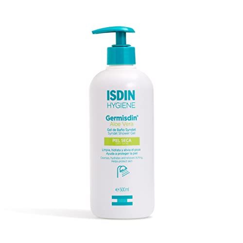 ISDIN Germisdin Aloe Vera, Gel de Baño Syndet, Limpieza e
