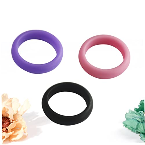 3 anillos de silicona flexibles para mujer deportivos y de moda miniatura 3