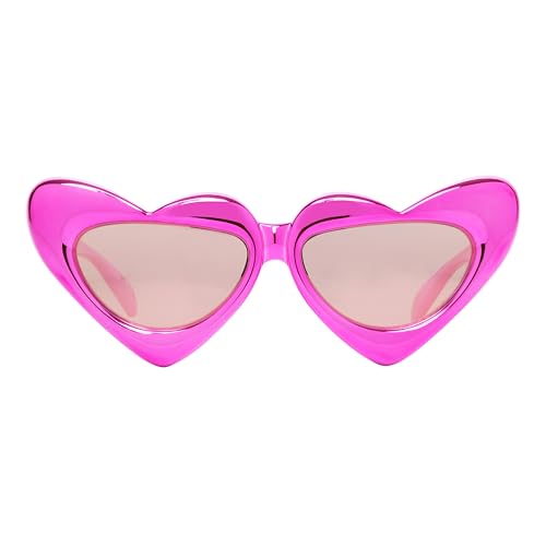 Betsey Johnson Women's Glam & Grace Heart Sunglasses, PINK, 51 mm2
