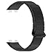 LOKEKE Compatible with Huawei Band 10 Replacement Wrist Strap - Replacement Magnetic buckle Silicone Wrist Watch Band Strap Compatible with Huawei Band 10/9/8(Black)