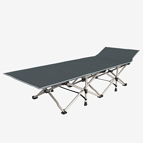 Chaise longue en métal pliable grand confort stable 10 pieds