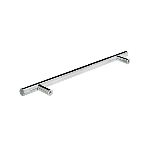Image of Amerock 10 Pack 7 inch Bar Pulls Polished Chrome Drawer Pull | 7 inch (178mm) Center-to-Center Mounting Distance and 9-3 /8 inches Overall Length, Durable Zinc Cabinet Hardware