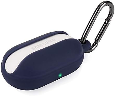 Silicone Case for Galaxy Buds (Plus), Protective Cover Soft and Shock Resistant Compatible with Fast Wireless Charging for Samsung Galaxy Earbuds & Buds+ 2020 (Midnight Blue)