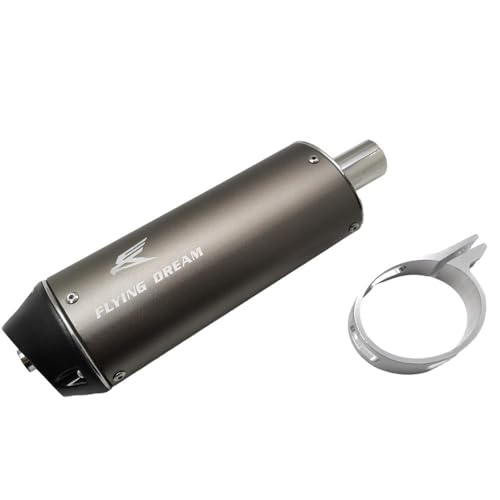 Dreammotion Réducteur de bruit d'échappement silencieux pour moto tout-terrain 125 cc, 140 cc, 150 cc, 160 cc, 190 cc(28mm)