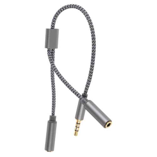 YOSADIER �i�C�����҂�3.5mm�w�b�h�z���}�C�N����P�[�u�� �I�[�f�B�I�X�v���b�^�[�P�[�u�� �I�X ���X �R�l�N�^���� ����`���Ή� �w�b�h�t�H�� �X�s�[�J�[�p ���L�Đ����� �V���o�[�O���[