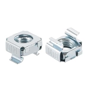 Quarkzman M10 Käfigmutter 5Stk Silber