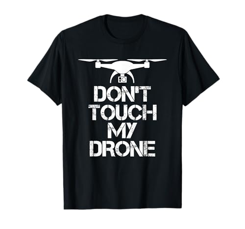 drones engraçados drones quadcopters drones câmara FPV quadrotor t-shirt, Preto, S