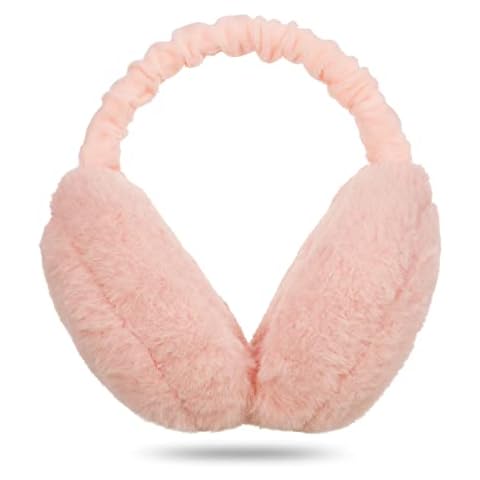 Draftor Women's Faux Fur Earmuffs for Winter Cover