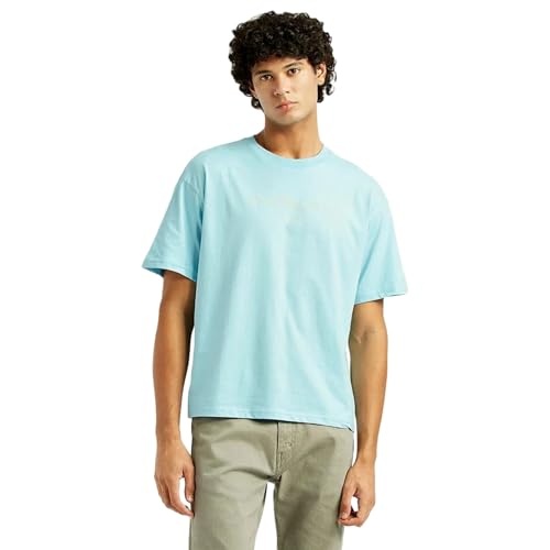 Image of Levi's Men's Typographic Print Loose Fit T-Shirt