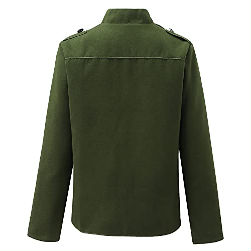 HANXIULIN Blazer voor dames, elegant, business, zomerjas, dames, lange mouwen, elegante gebreide jas, militaire mantel… - Image 5