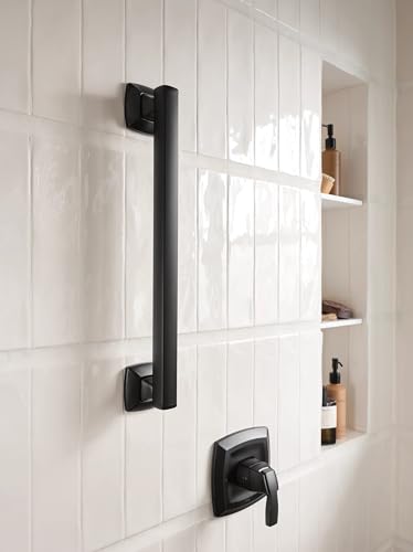 Barre d'appui de sécurité Moen Voss YG5112BL acier inox noir mat
