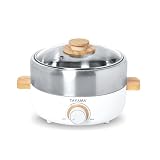 2.5 Qt White Electric Nonstick Multi-Cooker Hot Pot & Grill
