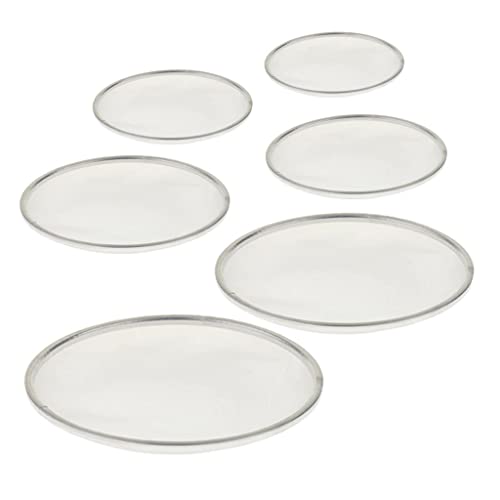 Tachiuwa Set of 6 White Drum Head Skins for Beginners