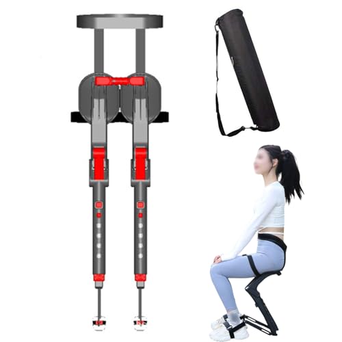 Gqudyi Tragbarer Exoskelett-Klappsitz mit 5 Gängen