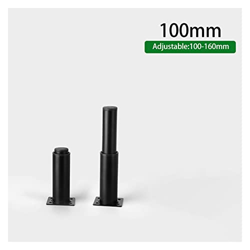 1 peça Pernas de móveis de metal Altura ajustável pés de mesa de aço carbono Substituição de perna d