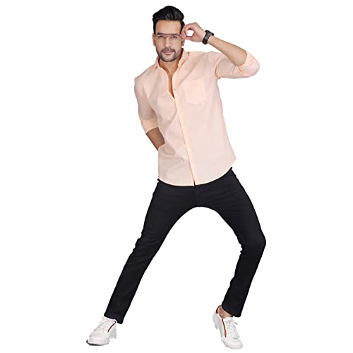 Image of Man Slim Fit Cotton Casual Shirt