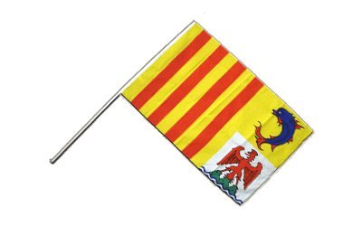 Drapeau PACA 60 x 90 cm avec hampe pour décorer vos fêtes de village