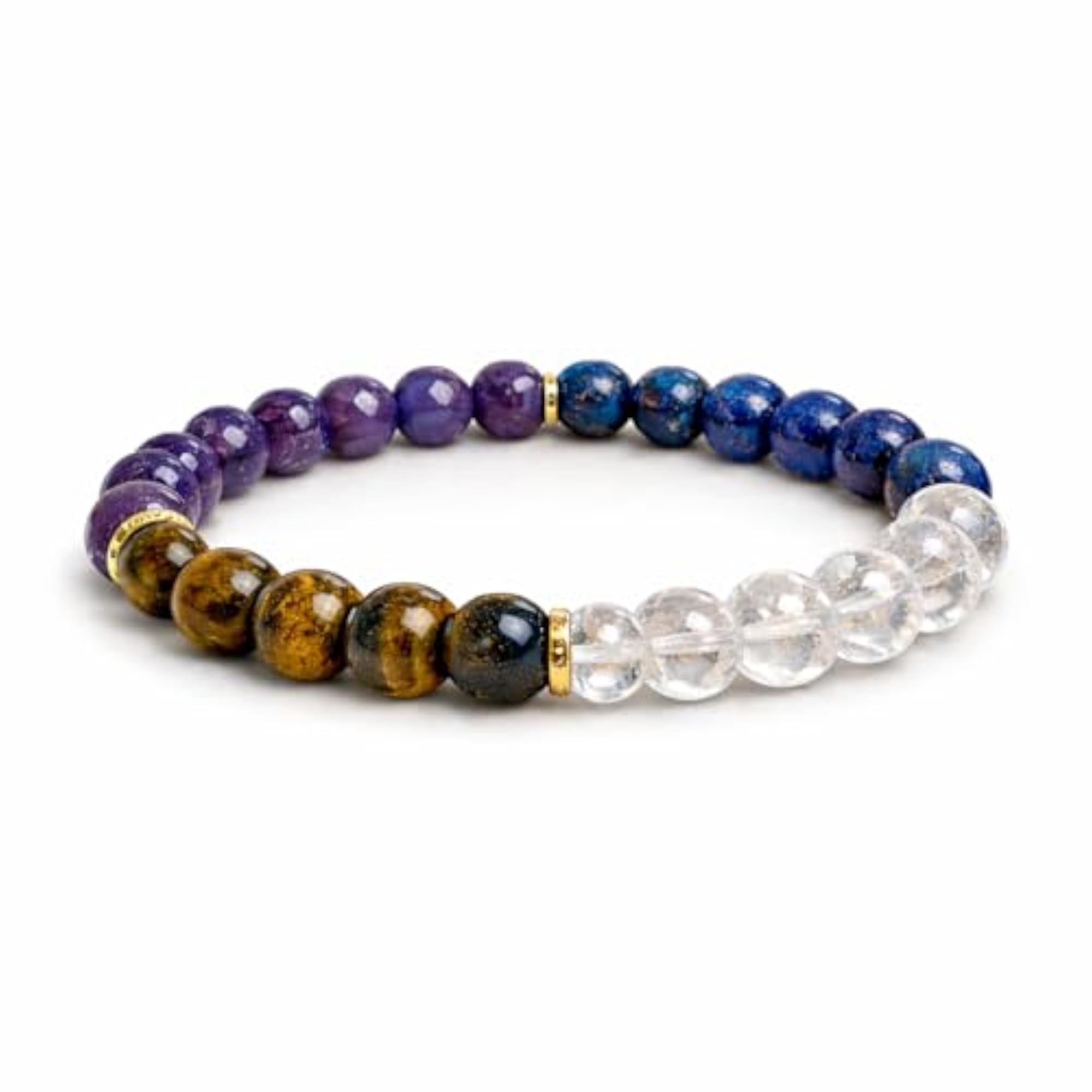 Divine Protection Amethyst & Lapis Lazuli Bracelet for Men & Women