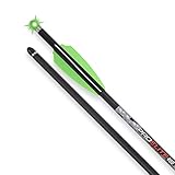 TenPoint Lighted Pro Elite 400-20' Carbon Crossbow Arrows, Pack of 3 - with Alpha-Blaze Lighted Nock & Alpha-Nock HP & HP Aluminum Bushing - Essential for Crossbow Hunting