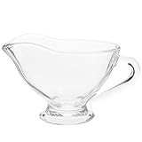 HOLIDYOYO Sauce Gericht Container Soßenkrug mit Saucengericht Nick Boot klarer Behälter Sauciere Saucenkrug wiederverwendbare Saucenbehälter Soßengericht kleine Sauciere klare Sauciere Glas