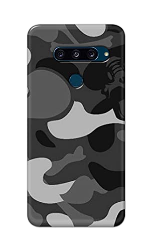 Image of Printed Hard Back Cover Case for LG V40 ThinQ Back Cover (Army Pattern) -1302