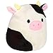 Squishmallows Official Kellytoy Plush Farm Squad Squishy Soft Toy Animals (8 Inch, Connor Cow)