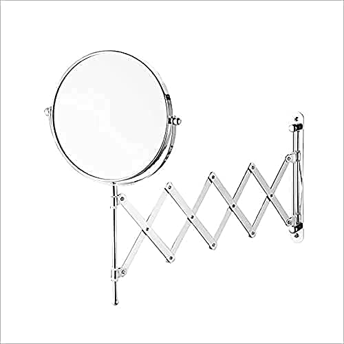Miroir princesse double face rond au design épuré pour sublimer la décoration de salle de bain