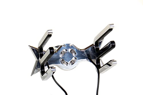 *Polished Aluminum* Vulcan Axe Wakeboard Tower Rack