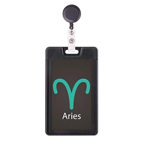Funda retráctil para tarjetas de Aries ideal como regalo de cumpleaños personalizado