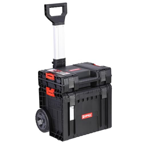 Tool Box on Wheels with Tool Box with Protective Foam Workshop Set Pro