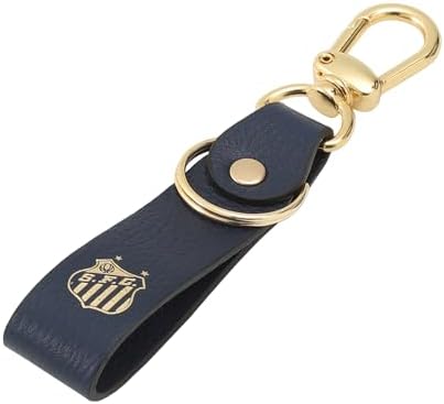 Chaveiro de Couro Bovino Santos F.C. - Produto Oficial