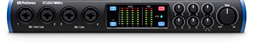 Image of PreSonus Studio 1810c 18x8, 192 kHz, USB-C Audio Interface, 4 Mic Pres - 6 Line Outs - ADAT, Black