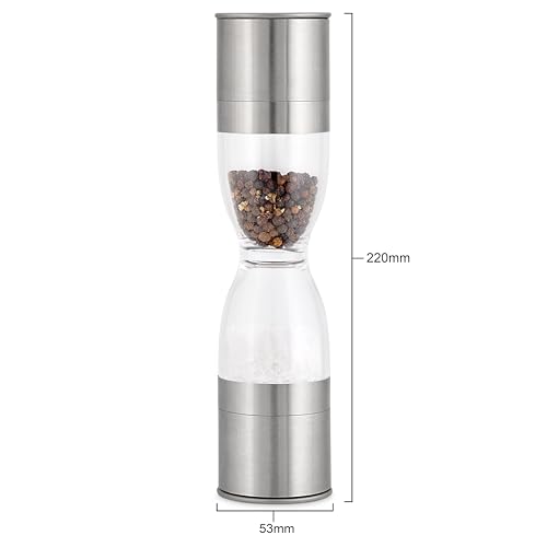 Moulin à poivre et sel 2 en 1 Cole & Mason Harlow pour salière compacte - 4