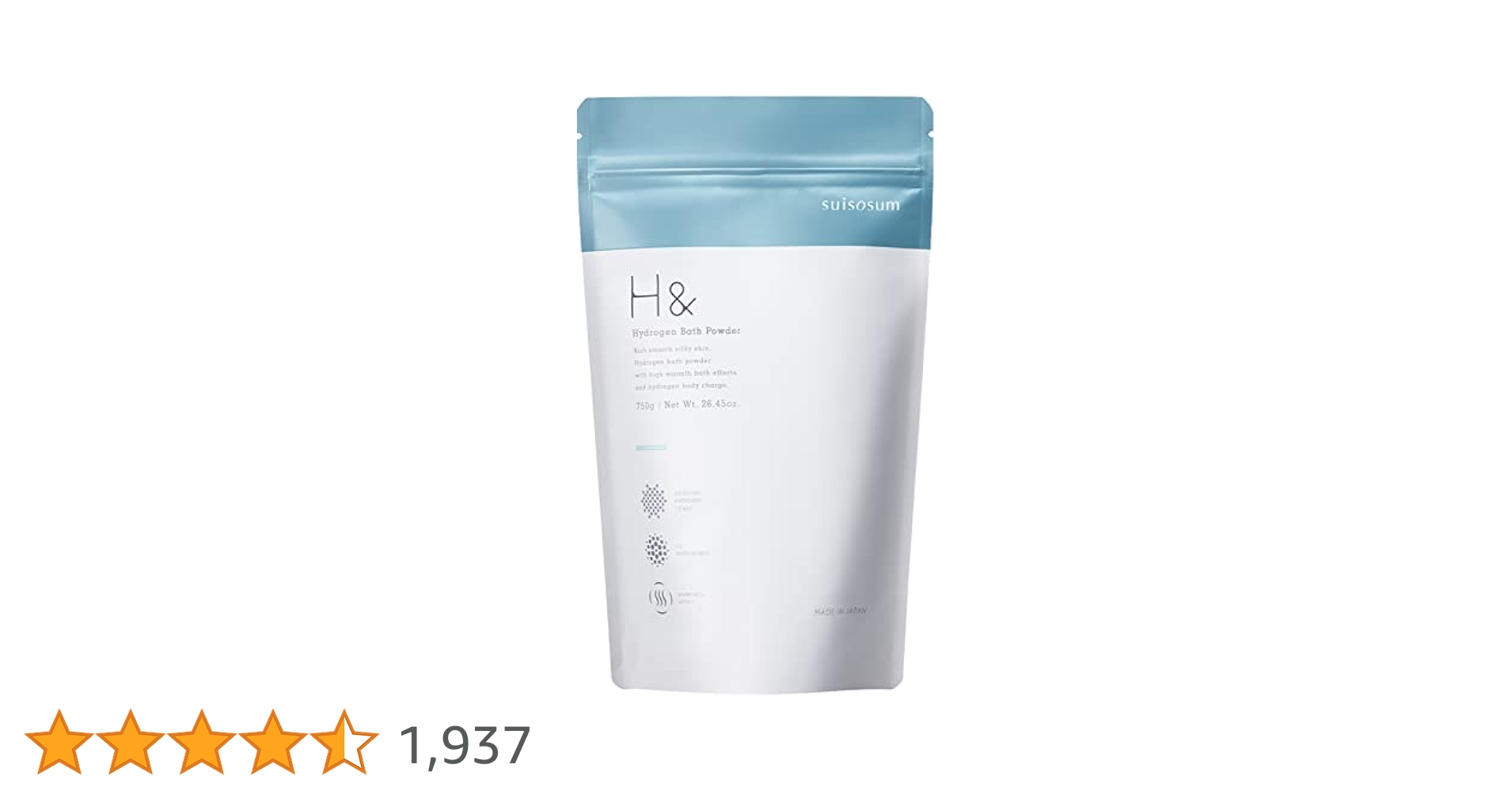 ⁑【4個セット】アッシュアンド 入浴剤 Amazon | H&アッシュアンド 入浴剤 高濃度水素 炭酸 【全身を