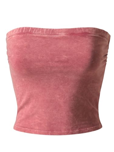 Image of MixMatchy Women's 3 Pack Tube Top Built-in Bra Strapless Ruched Bandeau