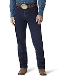 Wrangler Men's 13MWZ Cowboy Cut Original Fit Jean, Dark Stone, 31W x 30L