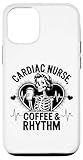 iPhone 13 Cardiac Nurse Funny Skelten Coffee And Heart Rhythms Case