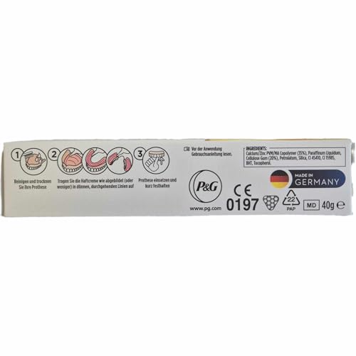 usy Bundle für Blend-a-dent Ultimate Haftcreme 3er Pack (3x40g Packung) + usy Block