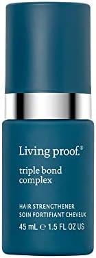 Living Proof Triple Bond Complex Leave-In Treatment and Hair Mask – Rebuilds Hair Structure, Repairs Damage, Heat Protection, Long-Lasting Results