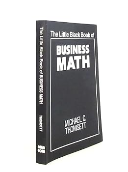 Hardcover The Little Black Book of Business Math Book
