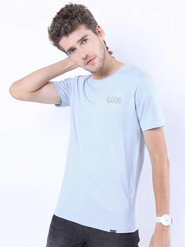 Image of KETCH Men Slim Fit Printed Half Sleeve T-Shirt
